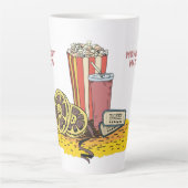 Aangepaste tekstfilm latte mok (Voorkant)