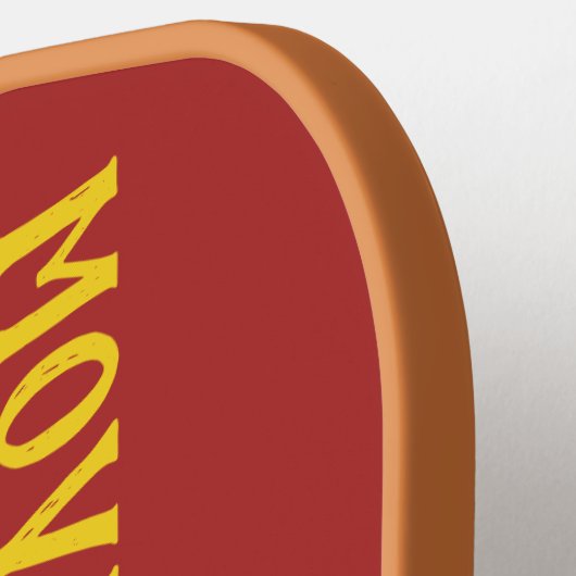 Aangepaste tekstfilm pickleball paddle (Links Detail)