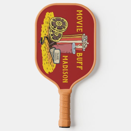 Aangepaste tekstfilm pickleball paddle (Achterkant)