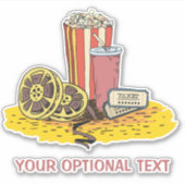 Aangepaste tekstfilm sticker (Voorkant)