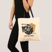 Aangepaste tekstfilm tote bag (Voorkant (product))