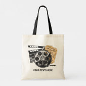 Aangepaste tekstfilm tote bag (Achterkant)