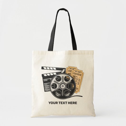 Aangepaste tekstfilm tote bag (Voorkant)