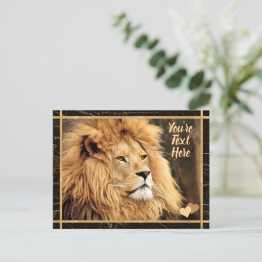 Aangepaste tekstfoto briefkaart (Staand voorkant)