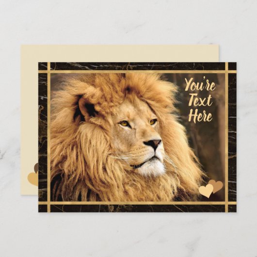 Aangepaste tekstfoto briefkaart (Voorkant / Achterkant)