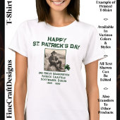 Aangepaste tekstfoto, Iers DNA St Patrick's Day 05 T-shirt