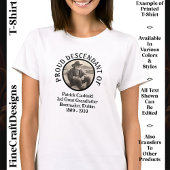 Aangepaste tekstfoto, Ierse wortels St Patrick's D T-shirt