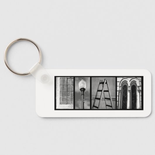 Aangepaste tekstfoto "Liam" Sleutelhanger (Achterkant)