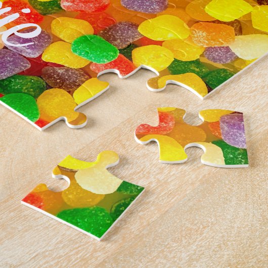 Aangepaste tekstgodrops | Fijne verjaardag Legpuzzel (Zijkant)