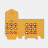 Aangepaste tekstgunstiger voor Halloween Pumpkins Bedankdoosjes (Uitgevouwen)