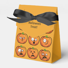 Aangepaste tekstgunstiger voor Halloween Pumpkins Bedankdoosjes