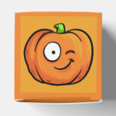 Aangepaste tekstgunstiger voor Halloween Pumpkins Bedankdoosjes (Bovenkant)