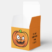 Aangepaste tekstgunstiger voor Halloween Pumpkins Bedankdoosjes (Geopend)