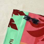 Aangepaste teksthanddoek voor het strand van de Il Strandlaken (In situ)