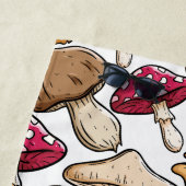 Aangepaste teksthanddoek voor paddenstoel Patroon Strandlaken (In situ)