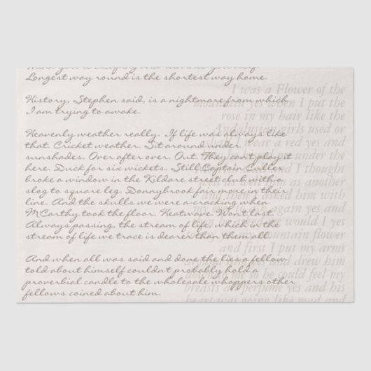 Aangepaste teksthandleiding Schriftelijk lettersch Tissuepapier (Voorkant)