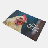 Aangepaste tekstkip deurmat (Schuin)