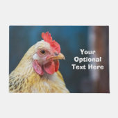 Aangepaste tekstkip deurmat (Voorkant)