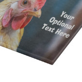 Aangepaste tekstkip snijplank (Hoek)