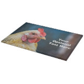 Aangepaste tekstkip snijplank (Hoek)