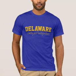 aangepaste tekstkleding DELAWARE T-shirt
