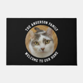 Aangepaste tekstkleur foto gepersonaliseerd deurmat (Voorkant)