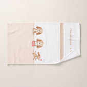 Aangepaste tekstkwekerij voor puppy's handdoek (Handdoek)