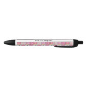 Aangepaste tekstleraar zwarte inkt pen (Bodem)