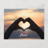 Aangepaste tekstliefhebbers - Heart Shape Twilight Briefkaart (Voorkant)