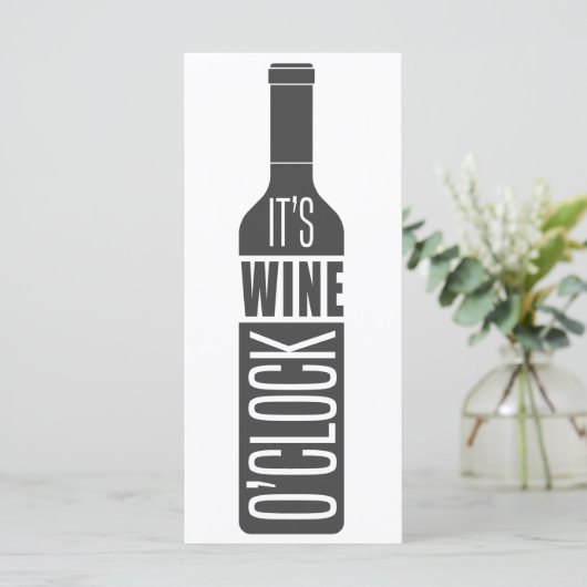 Aangepaste tekstmenu menu (Staand voorkant)