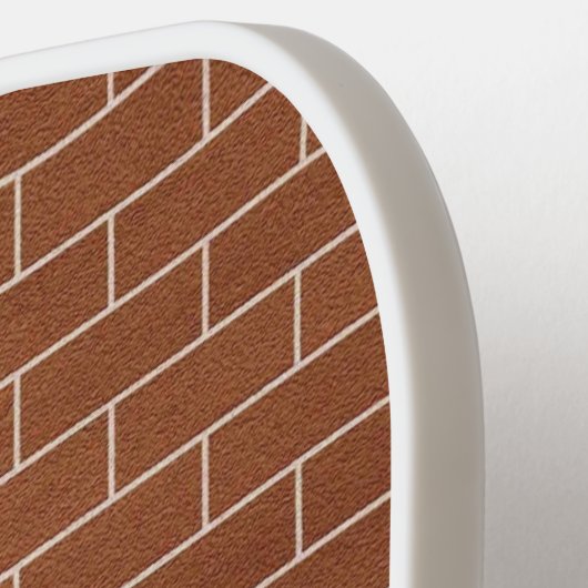 Aangepaste tekstnaam Brick Wall Pickleball Paddle (Links Detail)