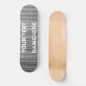 Aangepaste tekstnaam Skateboard voor grijze verbin (Voorkant)