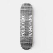 Aangepaste tekstnaam Skateboard voor grijze verbin (Voorkant)