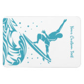 Aangepaste tekstomloopmagneet magneet (Horizontaal)