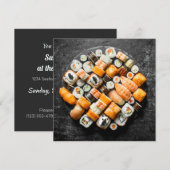 Aangepaste tekstpaddenstoel kaart (Voorkant / Achterkant)