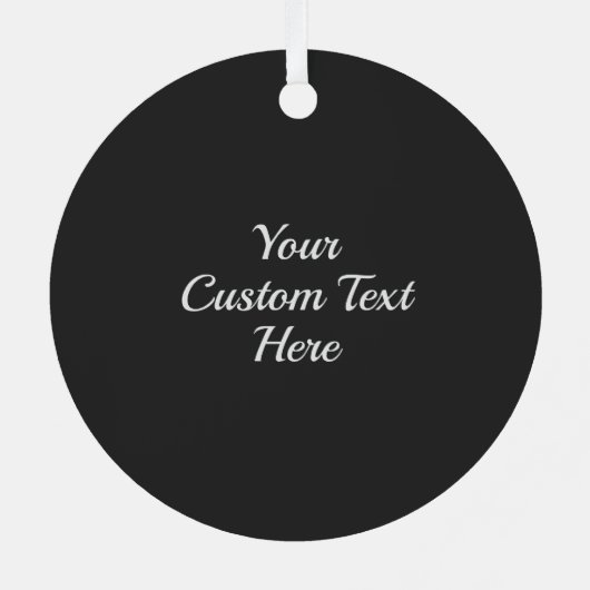 Aangepaste tekstpaddenstoel metalen ornament (Achterkant)