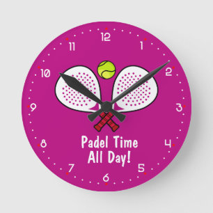 Aangepaste tekst🎾Padel O'Clock Ronde Klok