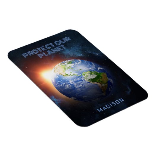 Aangepaste tekstplaneet Aarde Magneet (Rechterzijde)