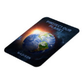 Aangepaste tekstplaneet Aarde Magneet (Linkerzijde)
