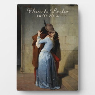 Aangepaste tekstplaquette Kiss / Il Bacio Fotoplaat