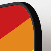 Aangepaste tekstregenboogpride pickleball paddle (Links Detail)