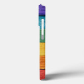 Aangepaste tekstregenboogtelefoongevallen Case-Mate iPhone case (Achterkant / Links)