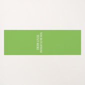 Aangepaste tekstrepspatroon yoga mat (Achterkant (horizontaal))