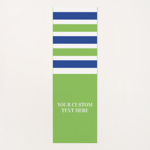 Aangepaste tekstrepspatroon yoga mat