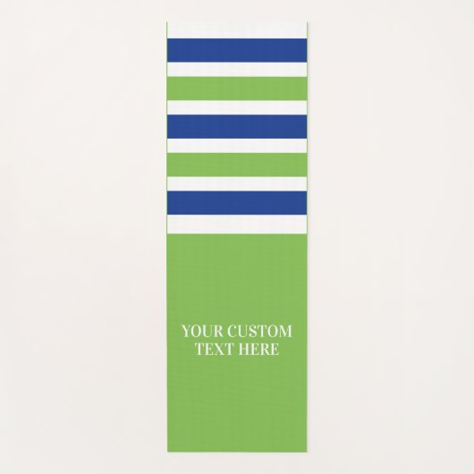 Aangepaste tekstrepspatroon yoga mat (Voorkant)