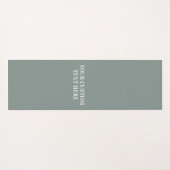 Aangepaste tekstrepspatroon yoga mat (Achterkant (horizontaal))