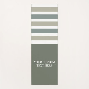 Aangepaste tekstrepspatroon yoga mat