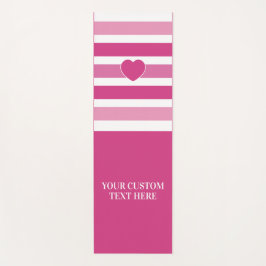 Aangepaste tekstrepspatroon yoga mat