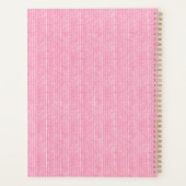 Aangepaste tekstroze kit geïnspireerd planner (Achterkant)