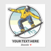 Aangepaste tekstsnede sticker (Vel)